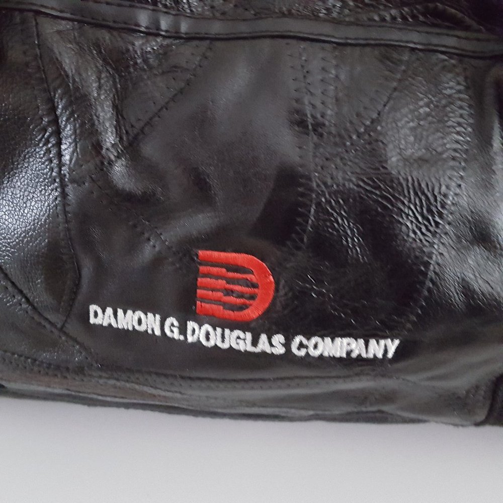 Patchwork Leather Duffle Bag Weekender Luggage *P… - image 2